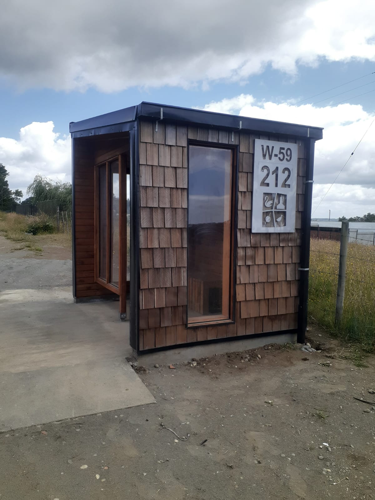 Construcción de centro comunitario por constructora en Chiloé - San Sebastián SpA